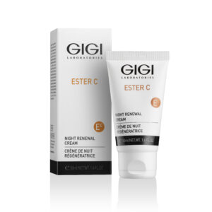 GIGI Laboratories Ester C Night Renewal Cream 50 ml (with box) – nourishing overnight treatment with vitamin C to renew and brighten skin