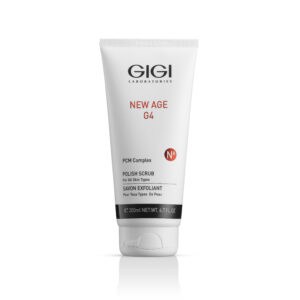GIGI New Age G4 Polish Scrub 200 ml – gentle exfoliating scrub with PCM™ complex for all skin types to smooth and refresh skin