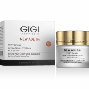 GIGI New Age G4 Neck & Décolleté Cream 50 ml – nourishing cream for all skin types to firm and hydrate neck and décolleté areas (with box)