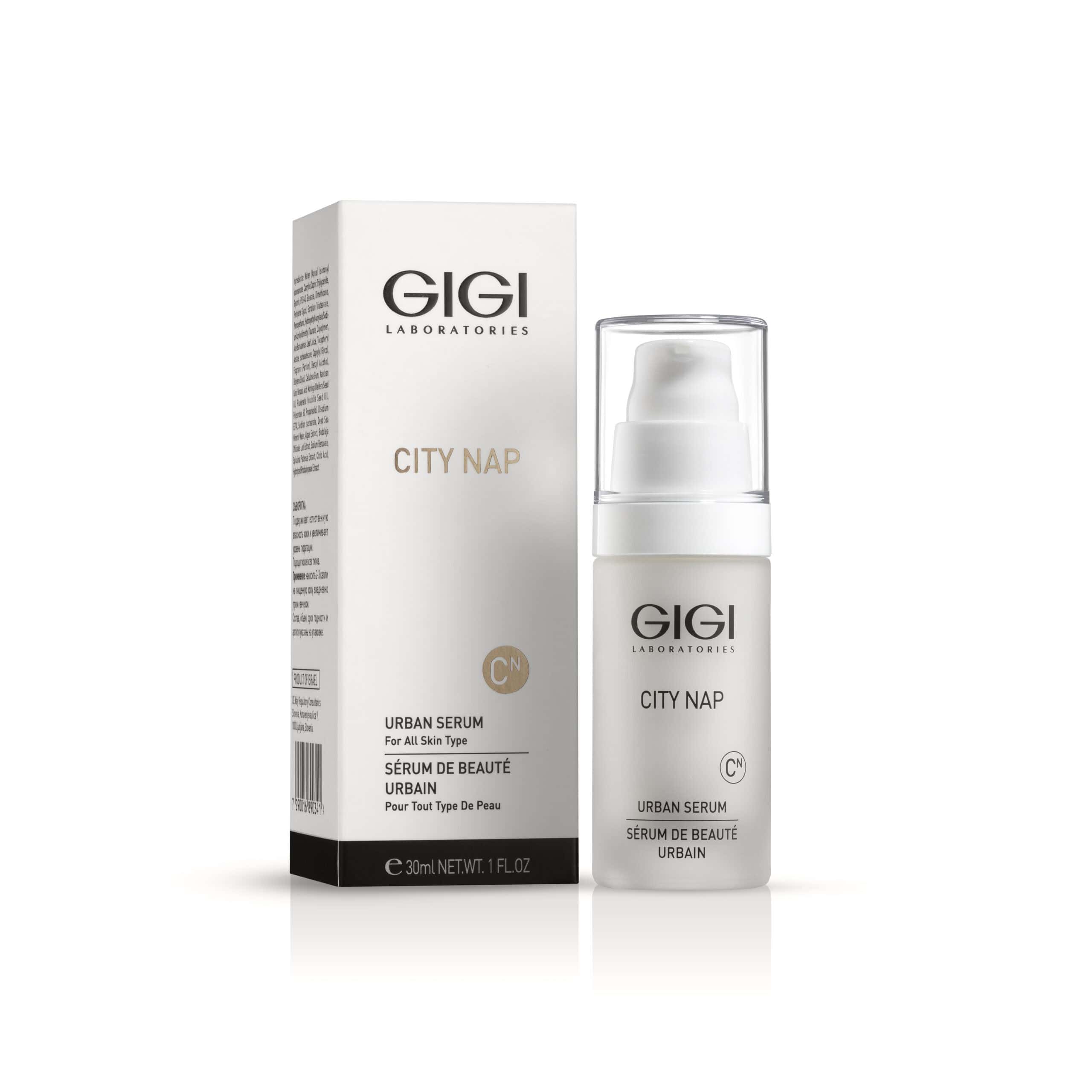 GIGI CITY NAP URBAN SERUM 30ml (with box) - Beauty Center CY GIGI City Nap Urban Serum 30 ml (with box) – sculpting serum with spirulina and advanced nanotechnology to enhance hydration and skin radiance