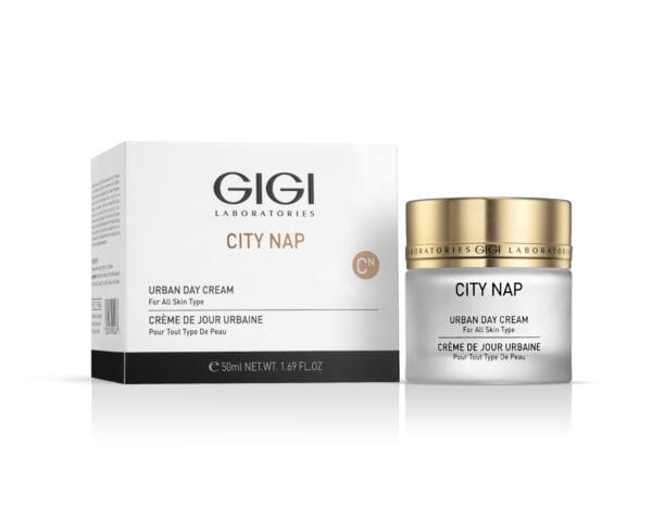 GIGI City Nap Urban Day Cream 50 ml (with box) – lightweight daily moisturizer with antioxidants to protect and hydrate skin