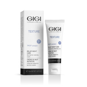 GIGI Texture Relief Night Care Cream 50 ml (with box) – skin barrier restoring night cream with TPC-5 complex that nourishes and repairs