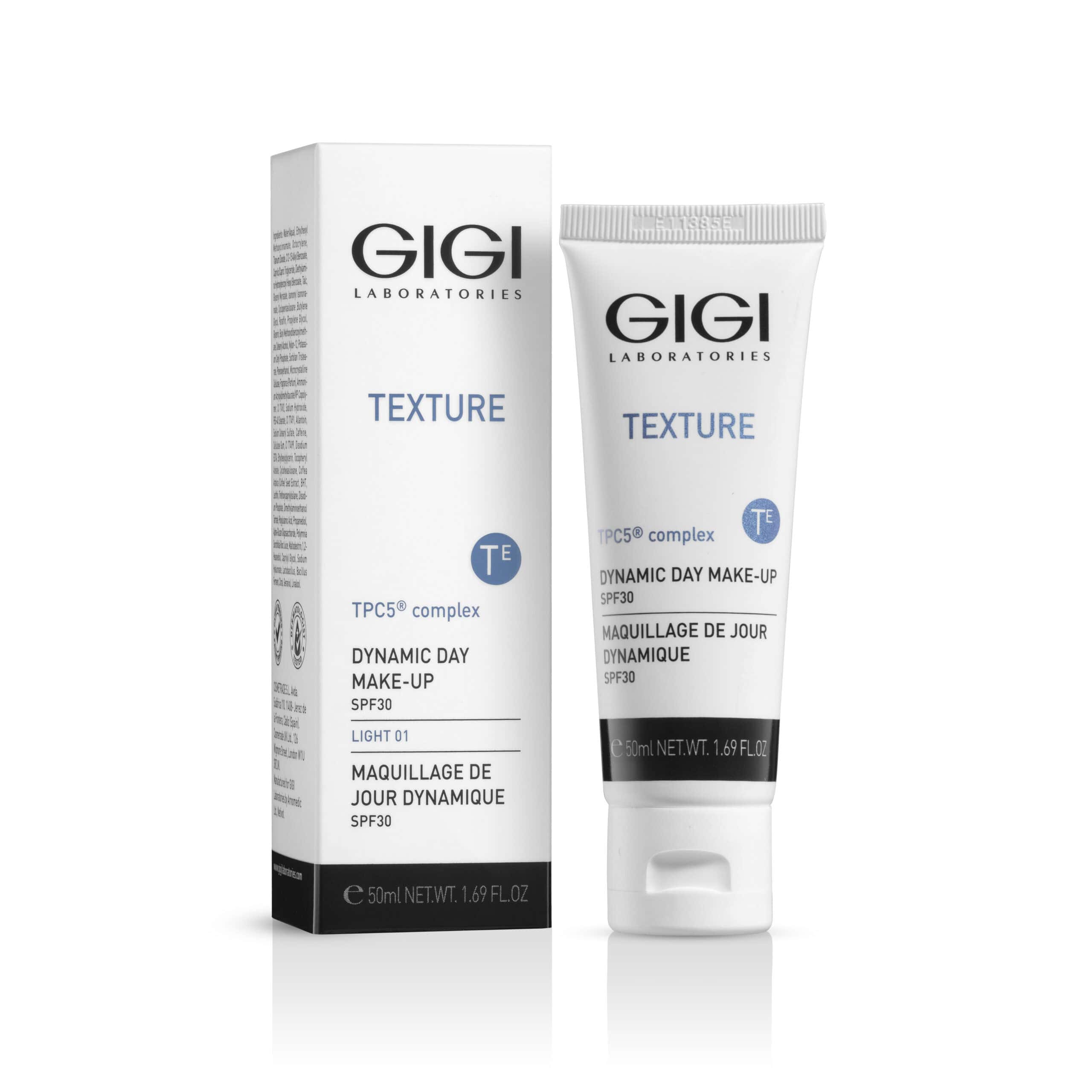 GIGI Texture Daily Defence Cream 50 ml (with box) - Beauty Center CY GIGI Texture Daily Defence Cream 50 ml (with box) Light 01 – protective day cream with SPF 30 and TPC-5 complex for hydration and skin defense