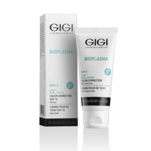 GIGI Bioplasma CC Cream SPF 15 Oil-Free 75 ml (with box) – with NSA 5 (natural skin activator), evens skin tone, hydrates, and provides a tinted finish